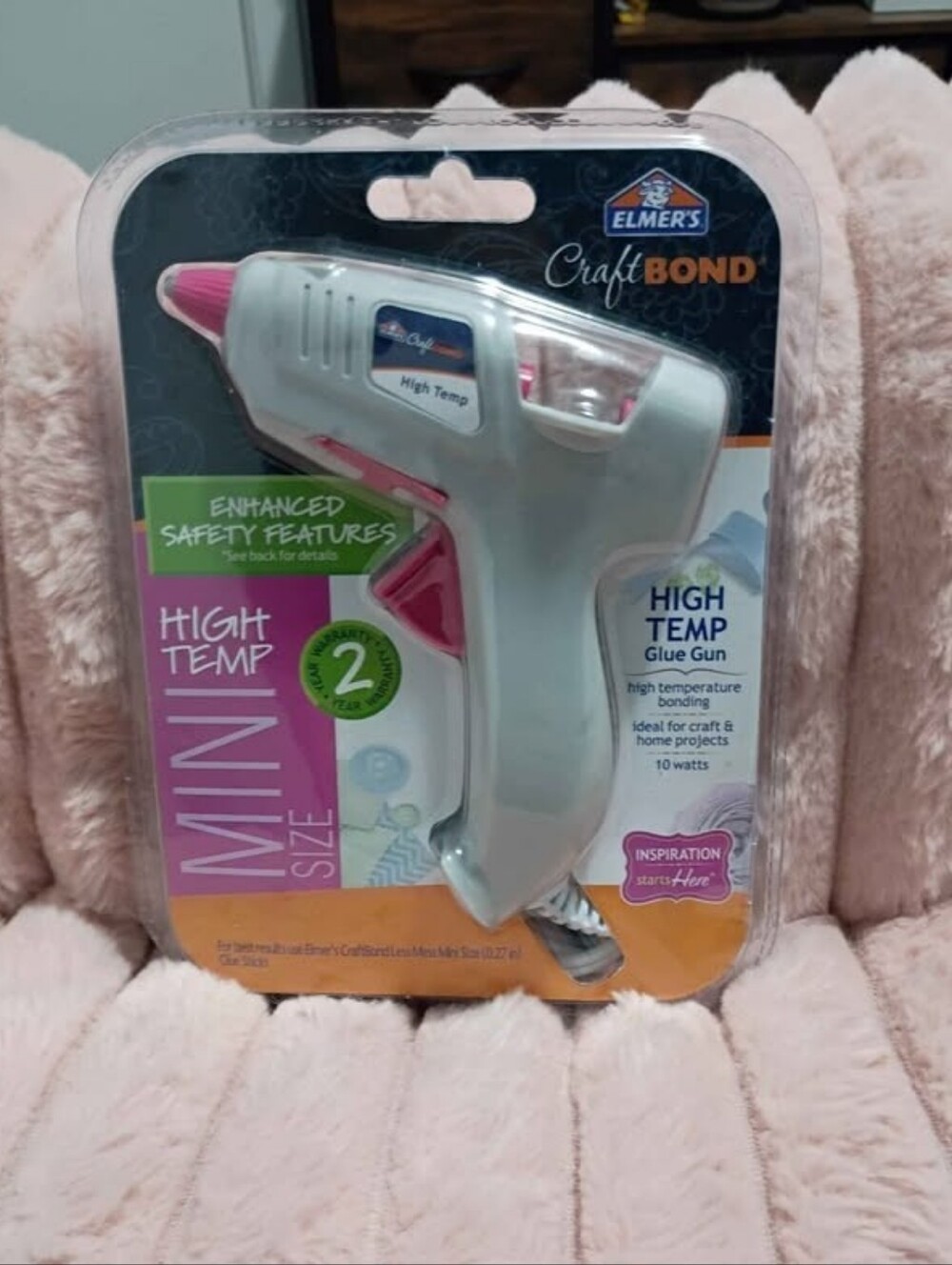 Elmer's Craft Bond High Temp Mini Glue Gun — Pink and White